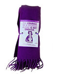 Unisex Wrapped in Courage purple scarf