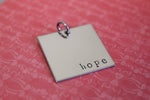 HOPE charm necklace