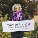 Wrapped in Courage Purple Scarf